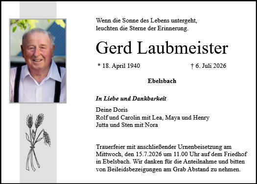 Gerd Laubmeister