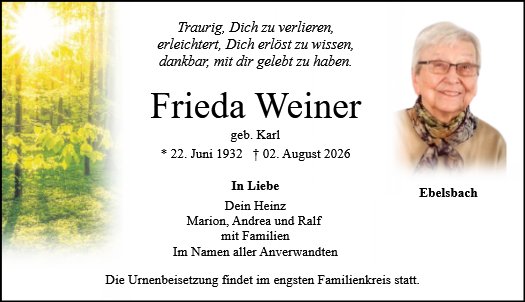 Frieda Weiner