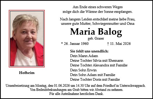 Maria Balog