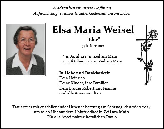 Elsa Maria Weisel