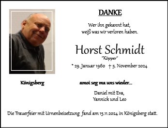 Horst Schmidt