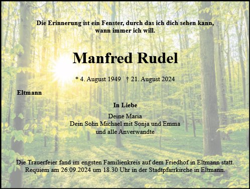 Manfred Rudel