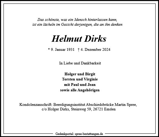 Helmut Dirks