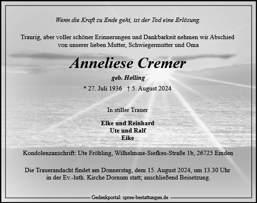 Anneliese Cremer