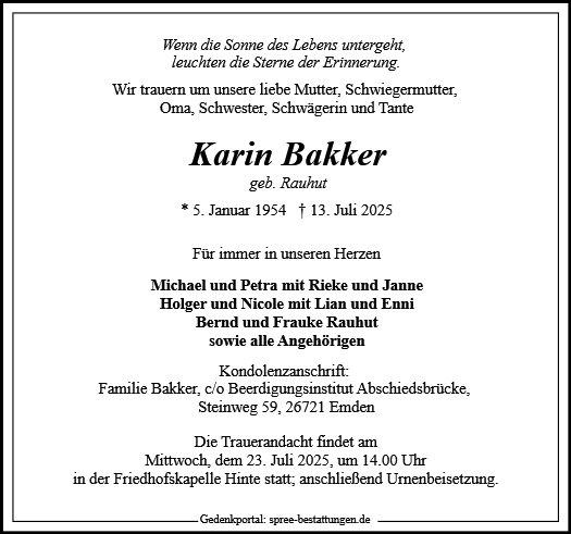 Karin Bakker