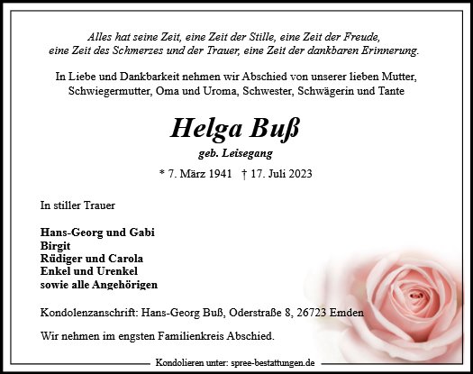 Helga Buß