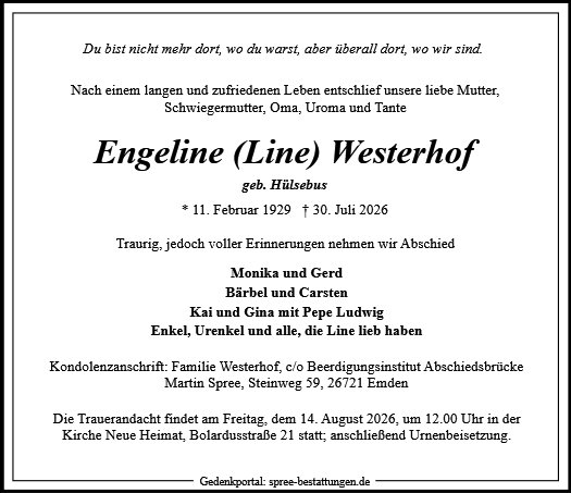 Engeline Westerhof