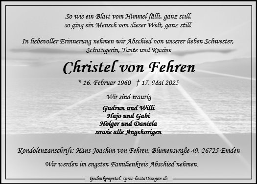 Christel von Fehren