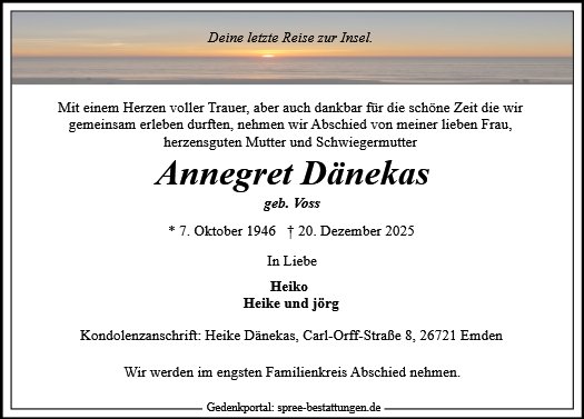 Annegret Dänekas