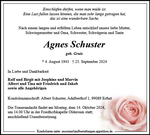 Agnes Schuster