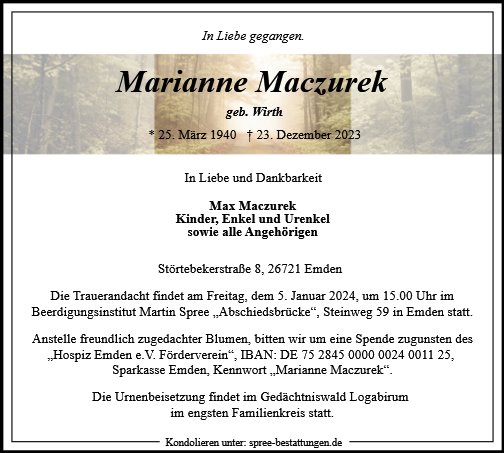 Marianne Maczurek