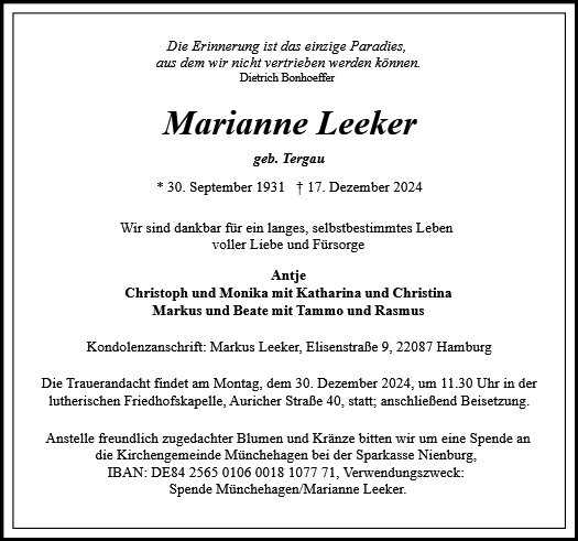 Marianne Leeker