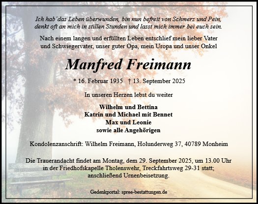 Manfred Freimann