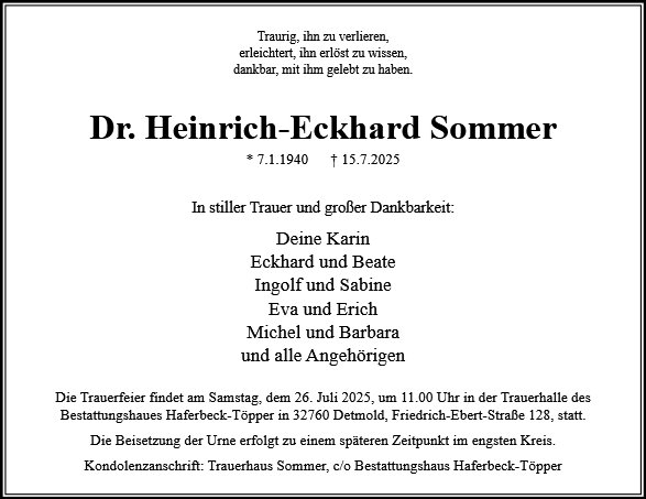 Heinrich-Eckard Sommer