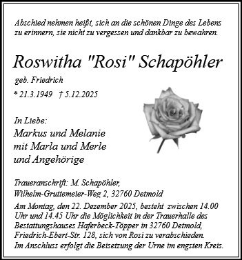 Roswitha Schapöhler