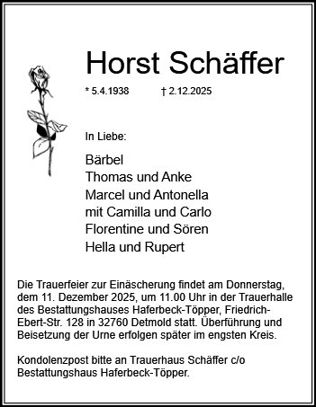 Horst Schäffer