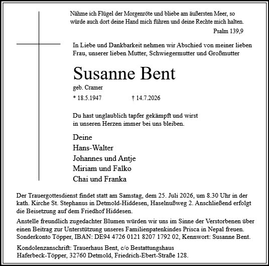 Susanne Bent