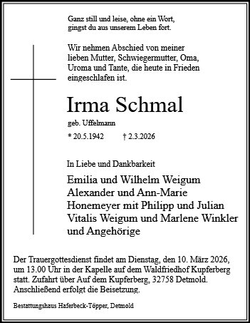 Irma Schmal