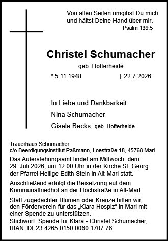 Christel Schumacher