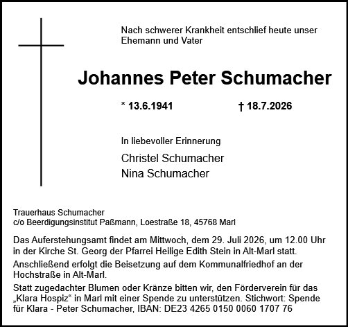 Johannes Peter Schumacher