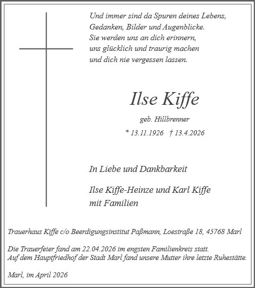 Ilse Kiffe