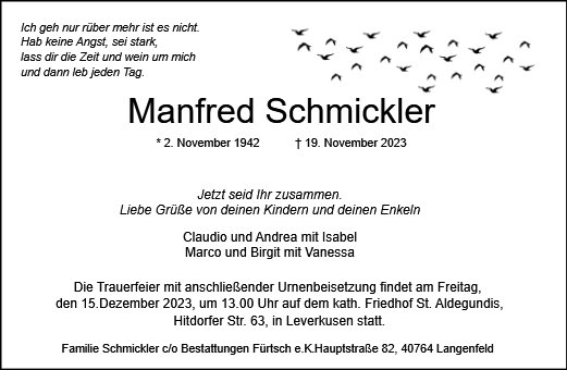 Manfred Schmickler