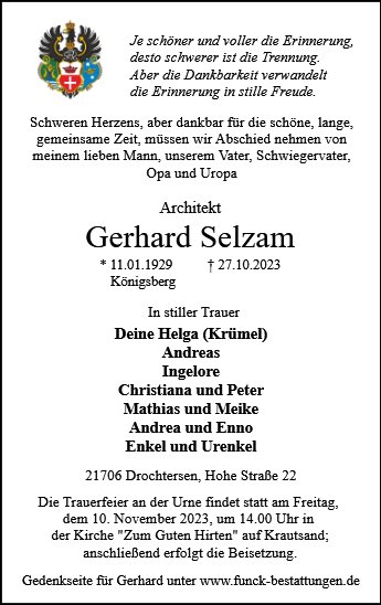 Gerhard Selzam