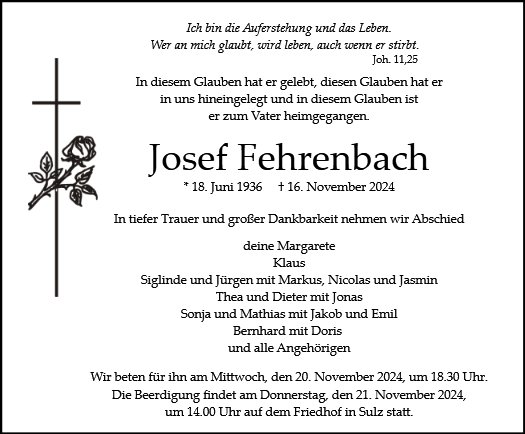 Josef Fehrenbach