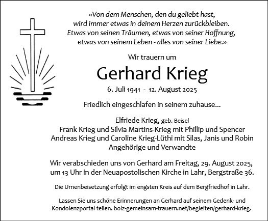 Gerhard Krieg