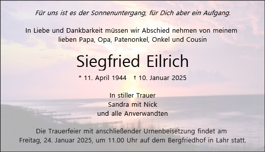 Siegfried Eilrich