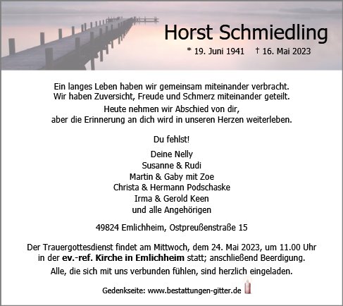 Horst Schmiedling