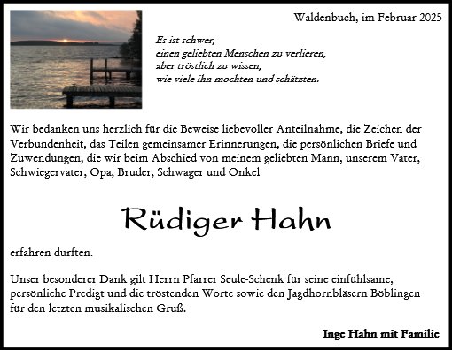 Rüdiger Hahn