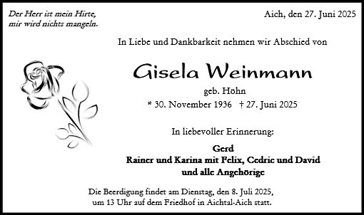 Gisela Weinmann