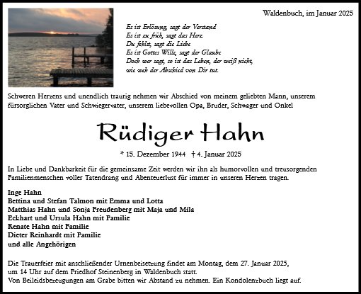 Rüdiger Hahn