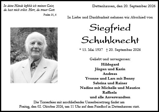 Siegfried Schuhknecht