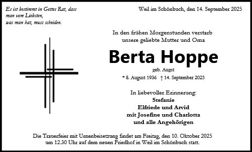 Berta Hoppe