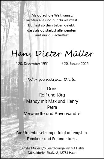 Hans Dieter Müller