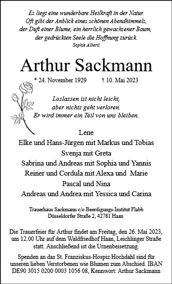 Arthur Sackmann