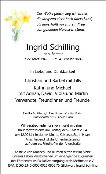 Ingrid Schilling