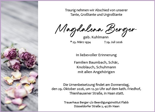Magdalena Berger