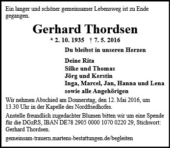 Gerhard Thordsen