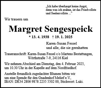 Margret Sengespeick