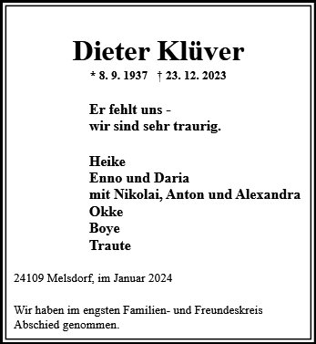 Dieter Klüver