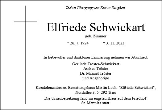 Elfriede Schwickart