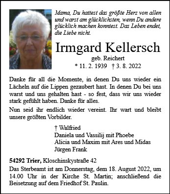 Irmgard Kellersch