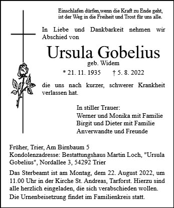 Ursula Gobelius