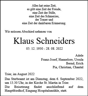 Klaus Schneiders