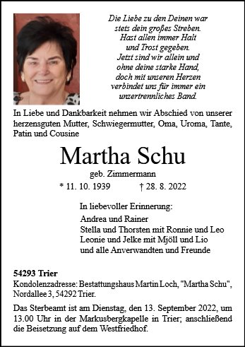 Martha Schu