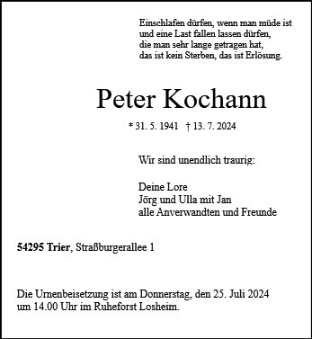 Winfried Peter Kochann