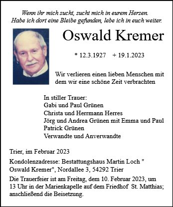 Oswald Kremer